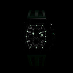 TSAR BOMBA Chronograph Luminous Dial Sapphire Crystal Men's Watch -  TB8204Q-06