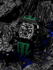 TSAR BOMBA Chronograph Luminous Dial Sapphire Crystal Men's Watch -  TB8204Q-06