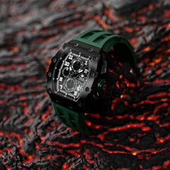 TSAR BOMBA Chronograph Luminous Dial Sapphire Crystal Men's Watch -  TB8204Q-06