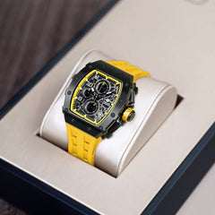 TSAR BOMBA Chronograph Luminous Dial Sapphire Crystal Men's Watch -  TB8204Q-07