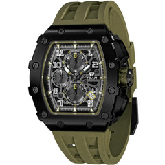 TSAR BOMBA Chronograph Luminous Dial Sapphire Crystal Men's Watch -  TB8204Q-08