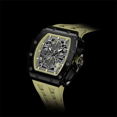 TSAR BOMBA Chronograph Luminous Dial Sapphire Crystal Men's Watch -  TB8204Q-08