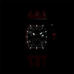 TSAR BOMBA Chronograph Luminous Dial Sapphire Crystal Men's Watch -  TB8204Q-09