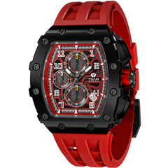 TSAR BOMBA Chronograph Luminous Dial Sapphire Crystal Men's Watch -  TB8204Q-09