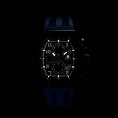 TSAR BOMBA Chronograph Luminous Dial Sapphire Crystal Men's Watch -  TB8204Q-10