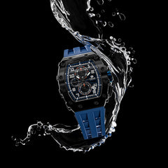 TSAR BOMBA Chronograph Luminous Dial Sapphire Crystal Men's Watch -  TB8204Q-10