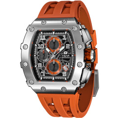 TSAR BOMBA Chronograph Luminous Dial Sapphire Crystal Men's Watch -  TB8204Q-11