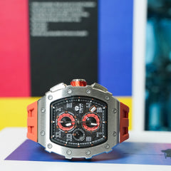 TSAR BOMBA Chronograph Luminous Dial Sapphire Crystal Men's Watch -  TB8204Q-11