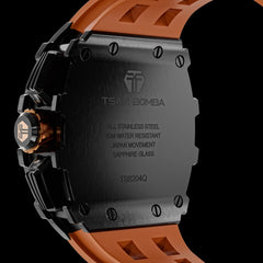 TSAR BOMBA Chronograph Luminous Dial Sapphire Crystal Men's Watch -  TB8204Q-12
