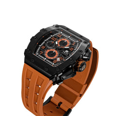 TSAR BOMBA Chronograph Luminous Dial Sapphire Crystal Men's Watch -  TB8204Q-12