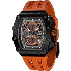 TSAR BOMBA Chronograph Luminous Dial Sapphire Crystal Men's Watch -  TB8204Q-12