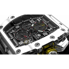 TSAR BOMBA Chronograph Luminous Dial Sapphire Crystal Men's Watch -  TB8204Q-13