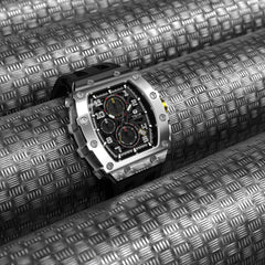 TSAR BOMBA Chronograph Luminous Dial Sapphire Crystal Men's Watch -  TB8204Q-13
