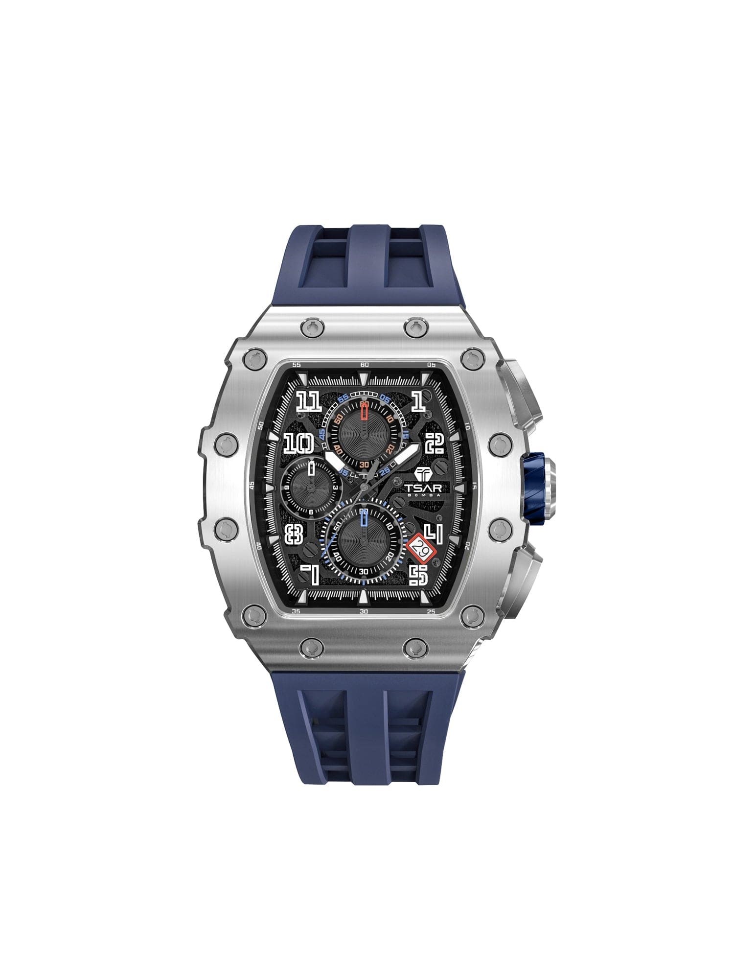 TSAR BOMBA Chronograph Luminous Dial Sapphire Crystal Men's Watch -  TB8204Q-14