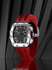 TSAR BOMBA Chronograph Luminous Dial Sapphire Crystal Men's Watch -  TB8204Q-15