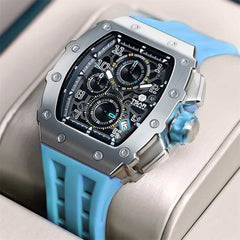 TSAR BOMBA Chronograph Luminous Dial Sapphire Crystal Men's Watch -  TB8204Q-16