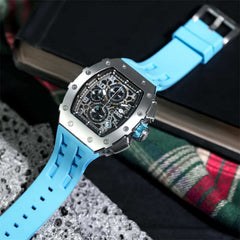 TSAR BOMBA Chronograph Luminous Dial Sapphire Crystal Men's Watch -  TB8204Q-16