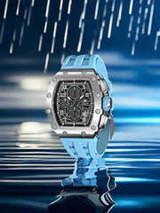 TSAR BOMBA Chronograph Luminous Dial Sapphire Crystal Men's Watch -  TB8204Q-16