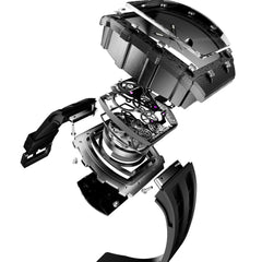 TSAR BOMBA Automatic 21 Jewels Luminous Dial Sapphire Crystal Men's Watch -  TB8207CF-01