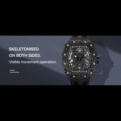 TSAR BOMBA Automatic 21 Jewels Luminous Dial Sapphire Crystal Men's Watch -  TB8207CF-01