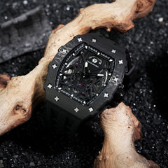 TSAR BOMBA Automatic 21 Jewels Luminous Dial Sapphire Crystal Men's Watch -  TB8207CF-01