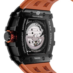 TSAR BOMBA Automatic 21 Jewels Luminous Dial Sapphire Crystal Men's Watch -  TB8208A-01