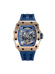 TSAR BOMBA Automatic 21 Jewels Skeleton Dial Sapphire Crystal Men's Watch - TB8208A-08