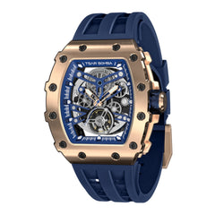 TSAR BOMBA Automatic 21 Jewels Skeleton Dial Sapphire Crystal Men's Watch - TB8208A-08