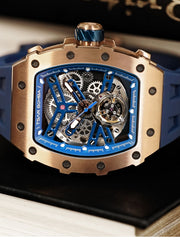 TSAR BOMBA Automatic 21 Jewels Skeleton Dial Sapphire Crystal Men's Watch - TB8208A-08
