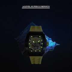 TSAR BOMBA Automatic 21 Jewels Luminous Dial Sapphire Crystal Men's Watch -  TB8208A-13