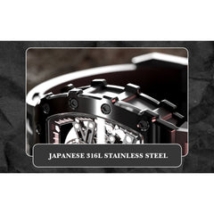 TSAR BOMBA Automatic 21 Jewels Luminous Dial Sapphire Crystal Men's Watch -  TB8208A-15