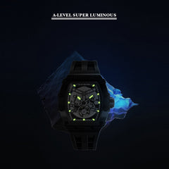 TSAR BOMBA Automatic 21 Jewels Luminous Dial Sapphire Crystal Men's Watch -  TB8208A-15