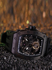 TSAR BOMBA Automatic 21 Jewels Luminous Dial Sapphire Crystal Men's Watch -  TB8208A-15