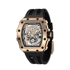 TSAR BOMBA Automatic 21 Jewels Luminous Dial Sapphire Crystal Men's Watch -  TB8208A-16