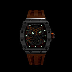 TSAR BOMBA Automatic 21 Jewels Luminous Dial Sapphire Crystal Men's Watch -  TB8208A-18