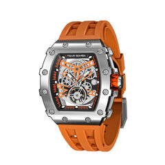TSAR BOMBA Automatic 21 Jewels Luminous Dial Sapphire Crystal Men's Watch -  TB8208A-18
