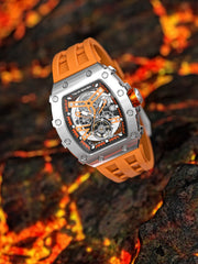 TSAR BOMBA Automatic 21 Jewels Luminous Dial Sapphire Crystal Men's Watch -  TB8208A-18