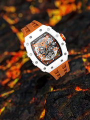TSAR BOMBA Automatic 21 Jewels Luminous Dial Sapphire Crystal Men's Watch -  TB8208C-04