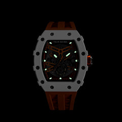 TSAR BOMBA Automatic 21 Jewels Luminous Dial Sapphire Crystal Men's Watch -  TB8208C-04