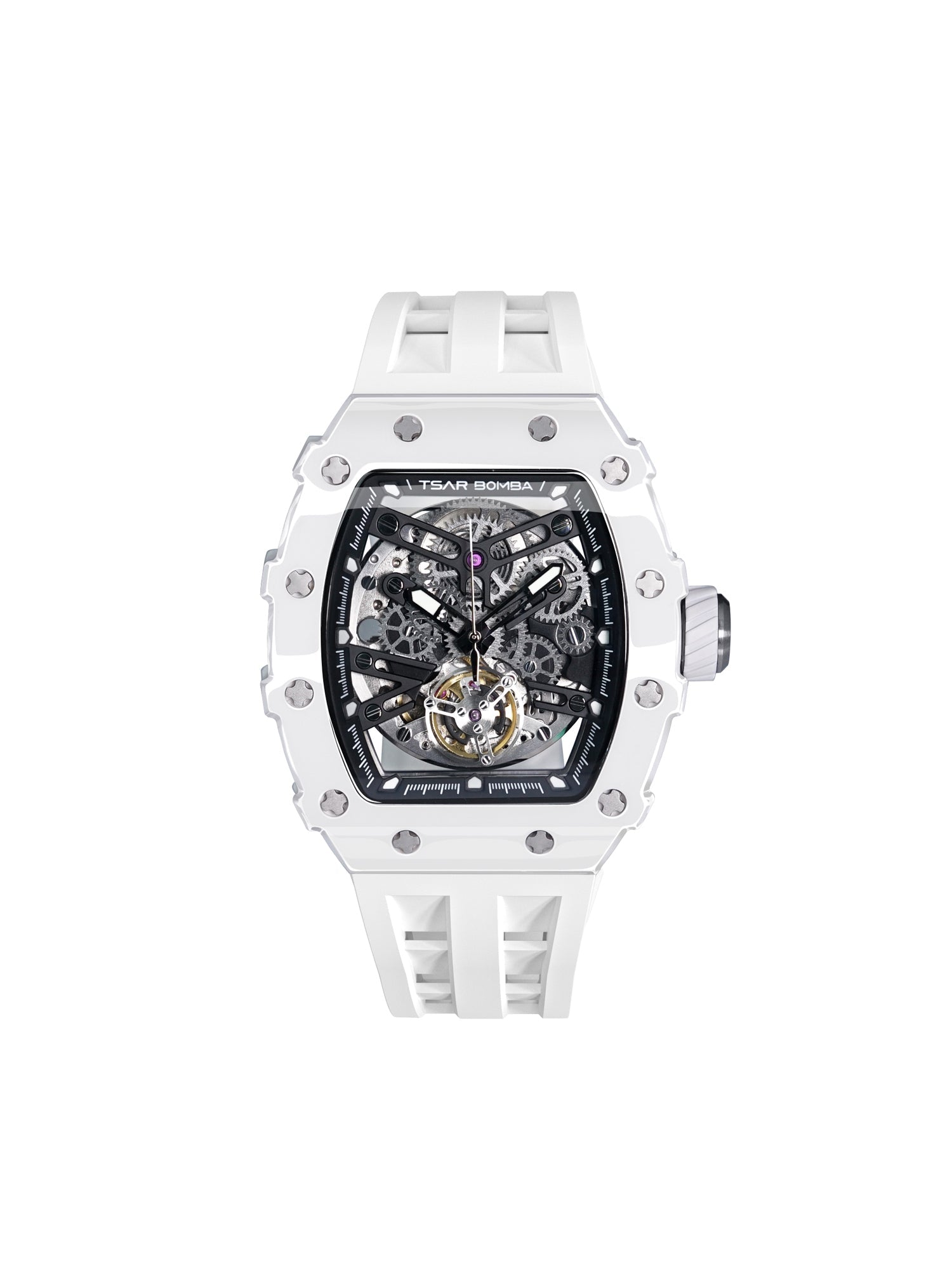 TSAR BOMBA Automatic 21 Jewels Luminous Dial Sapphire Crystal Men's Watch -  TB8208C-07