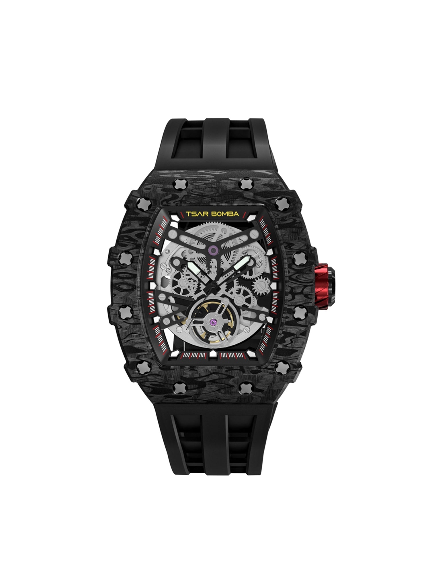 TSAR BOMBA Automatic 21 Jewels Luminous Dial Sapphire Crystal Men's Watch -  TB8208CF-08