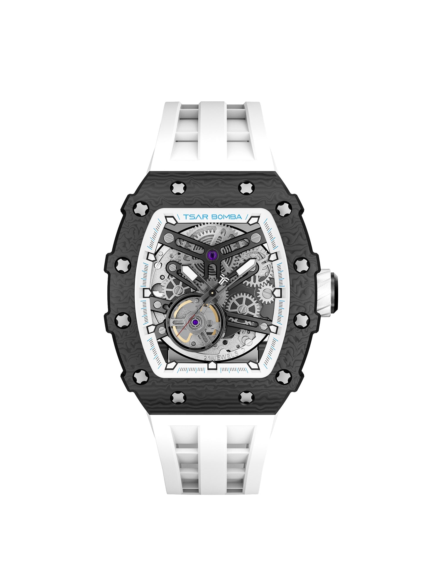 TSAR BOMBA Automatic 21 Jewels Luminous Dial Sapphire Crystal Men's Watch -  TB8208CF-10