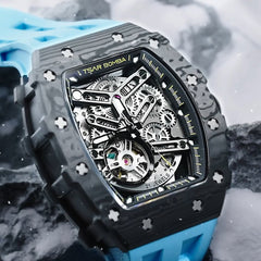 TSAR BOMBA Automatic 21 Jewels Luminous Dial Sapphire Crystal Men's Watch -  TB8208CF-11