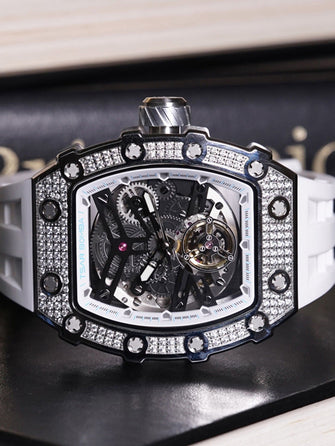TSAR BOMBA Automatic 21 Jewels Diamond Like CZ Men's Watch -  TB8208D-05