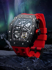 TSAR BOMBA Automatic 21 Jewels Luminous Dial Sapphire Crystal Men's Watch -  TB8209CF-02