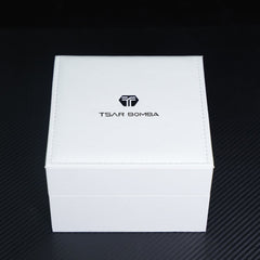 TSAR BOMBA Automatic 21 Jewels Diamond Like CZ Men's Watch -  TB8209D-04