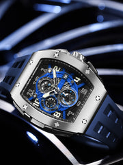 TSAR BOMBA Chronograph Luminous Dial Sapphire Crystal Men's Watch -  TB8211Q-03