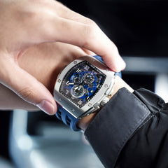 TSAR BOMBA Chronograph Luminous Dial Sapphire Crystal Men's Watch -  TB8211Q-03