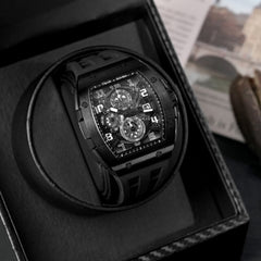 TSAR BOMBA Chronograph Luminous Dial Sapphire Crystal Men's Watch -  TB8211Q-04