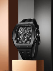 TSAR BOMBA Chronograph Luminous Dial Sapphire Crystal Men's Watch -  TB8211Q-04
